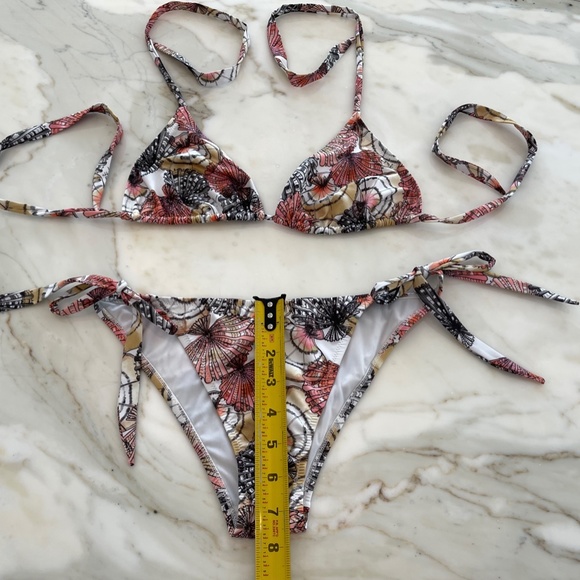 EMILIO PUCCI WHITE MULTI BIKINI SIZE IT 42 / US 8 NWOTS! - Picture 13 of 16